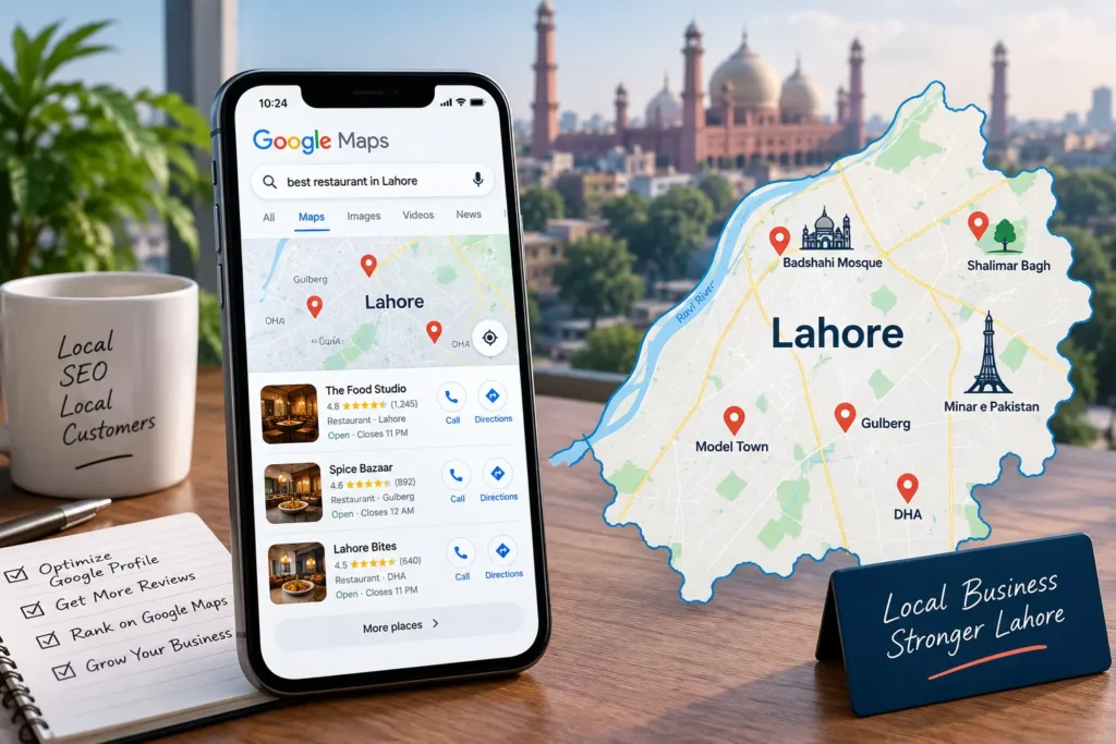 Ranking on Google Maps in Lahore: A Local SEO Guide